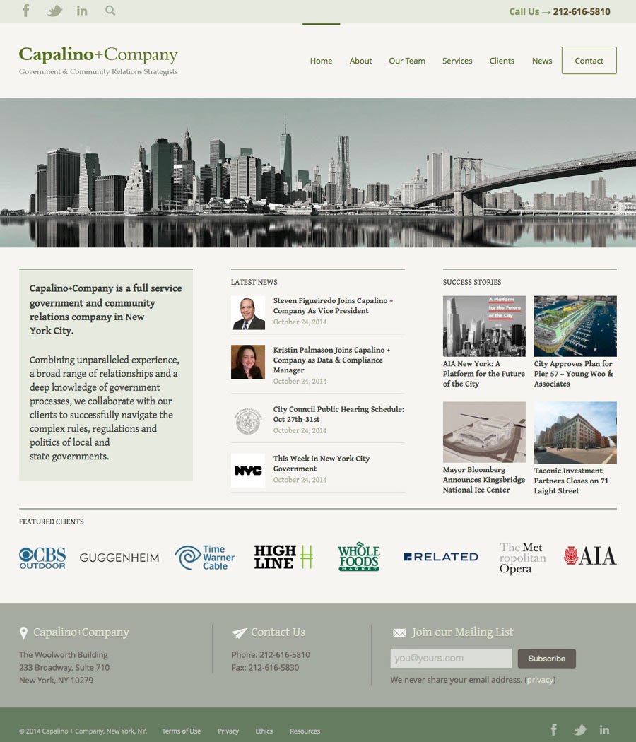 New York Consulting Web Design