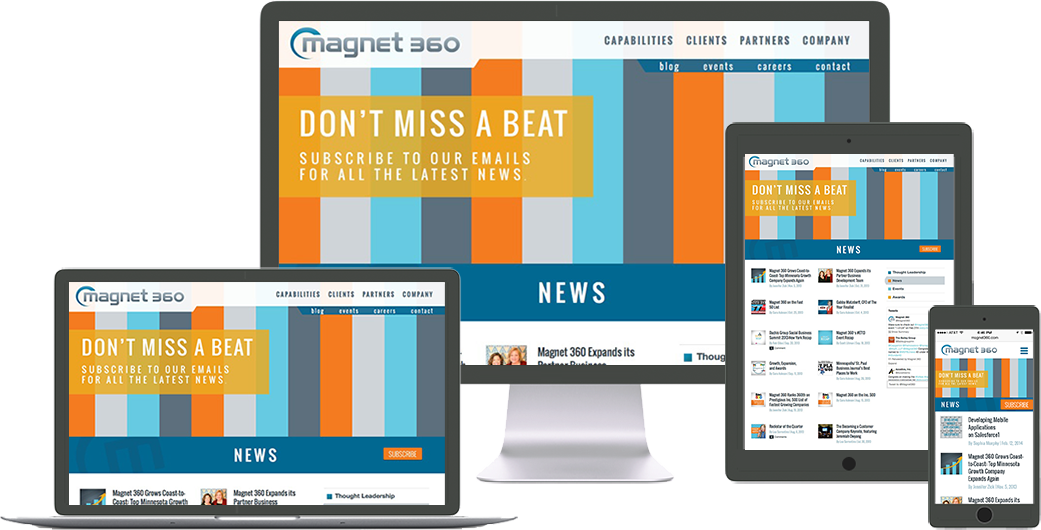 magnet-360 website design
